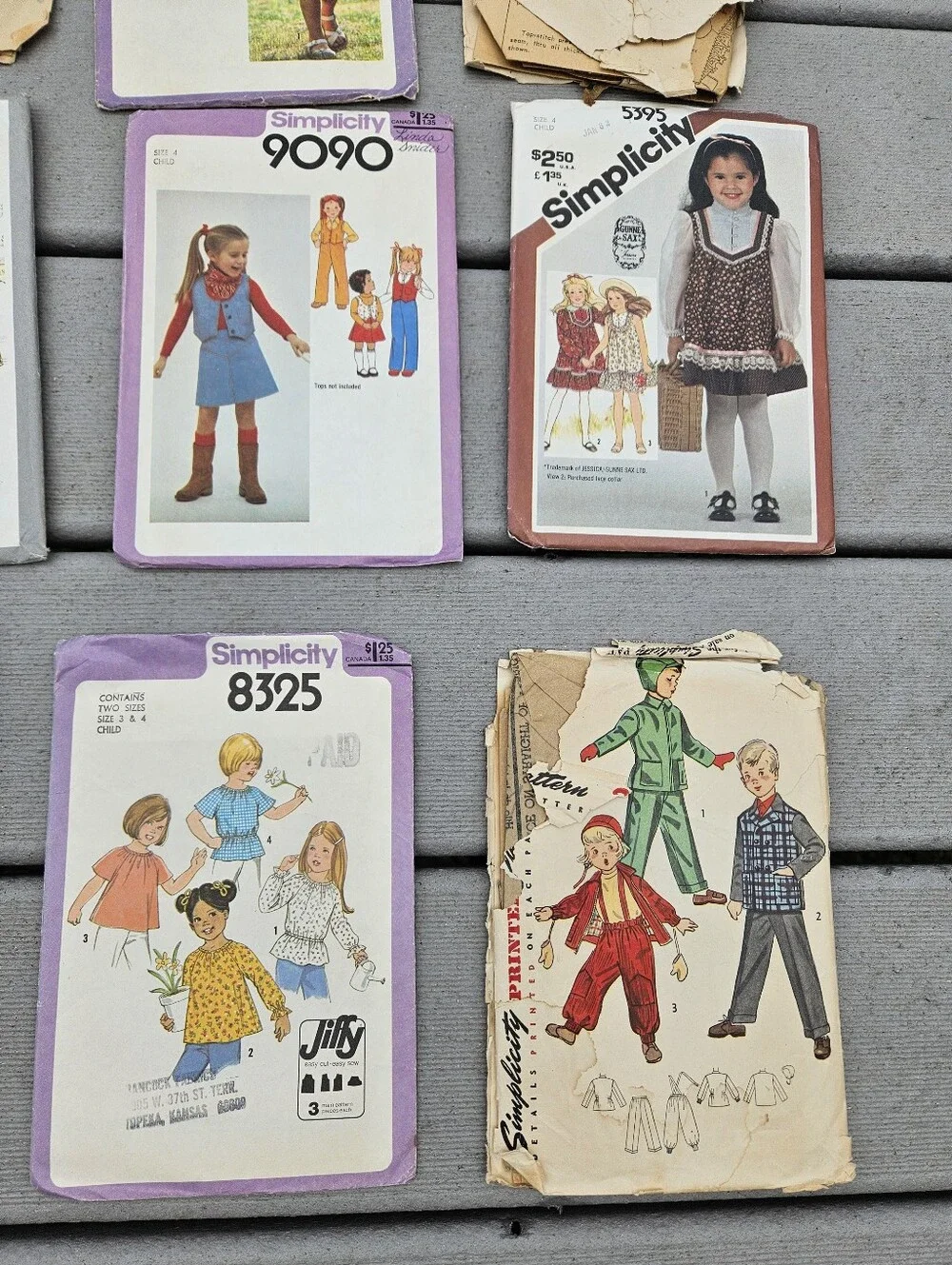 14 RETRO HIPPIE BOHO Toddler Sz 3 & 4 Clothes Sewing Patterns Lot Unchecked